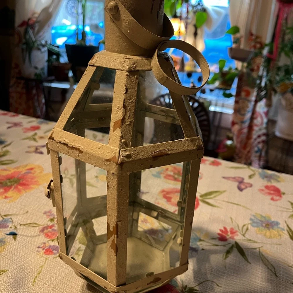 Vintage Lantern candle holder